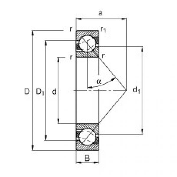 Bearing 7004-B-TVP FAG #1 image