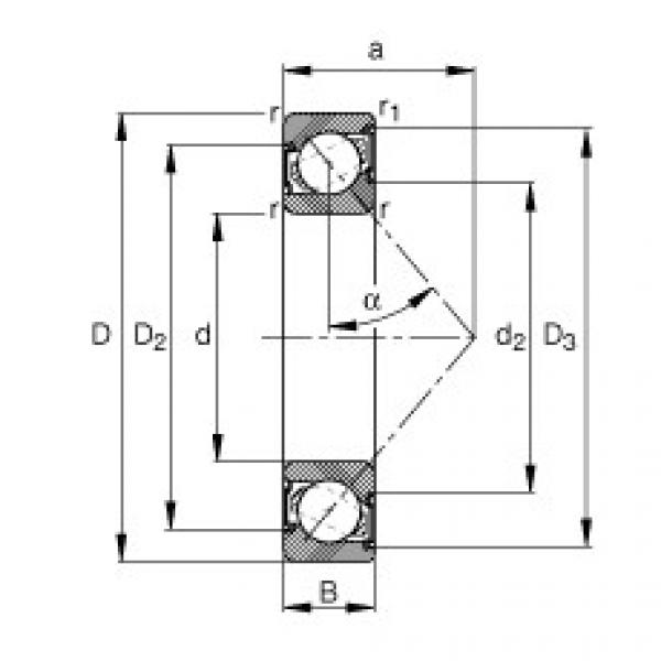 Bearing 7306-B-2RS-TVP FAG #5 image