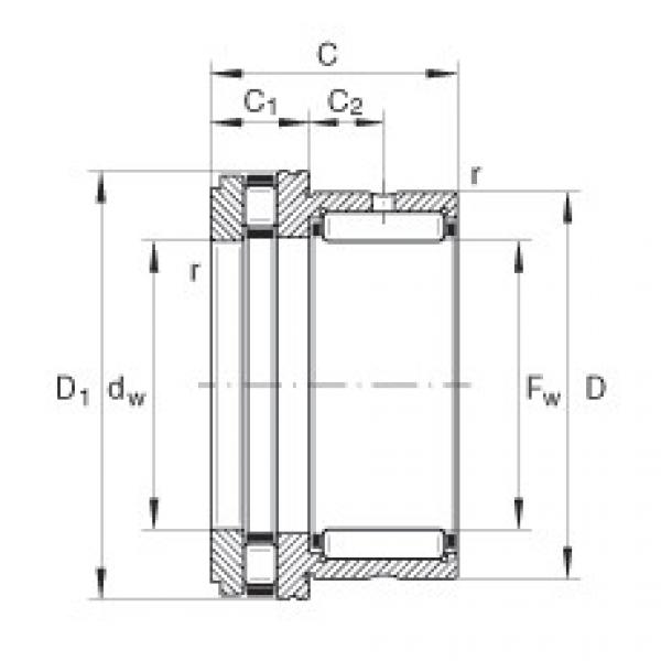 Bearing NKXR15 INA #1 image