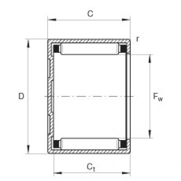 Bearing BK2516 INA #5 image