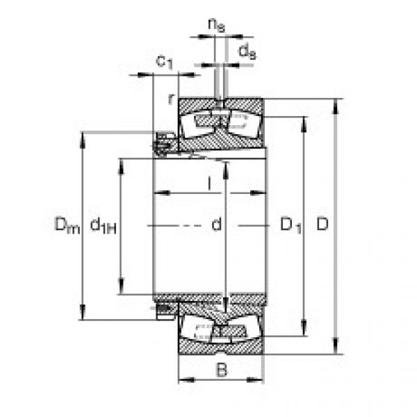 Bearing 23992-B-K-MB + H3992-HG FAG #5 image