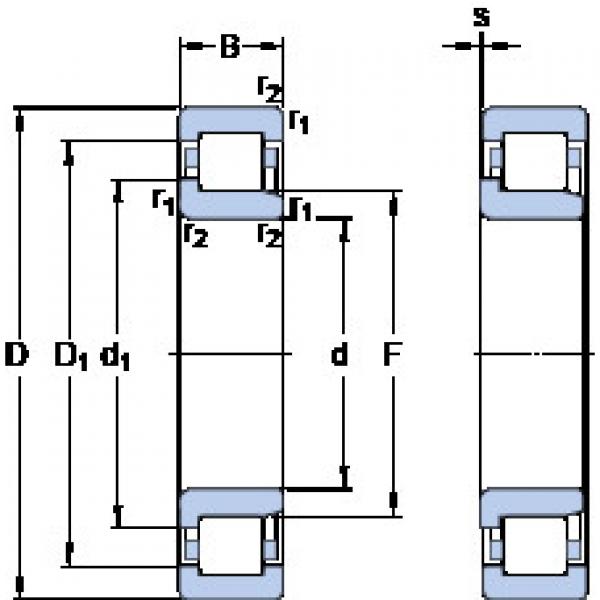 Bearing NJ 248 MA SKF #5 image