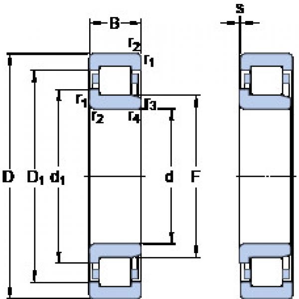 Bearing NJ 204 ECPHA SKF #5 image