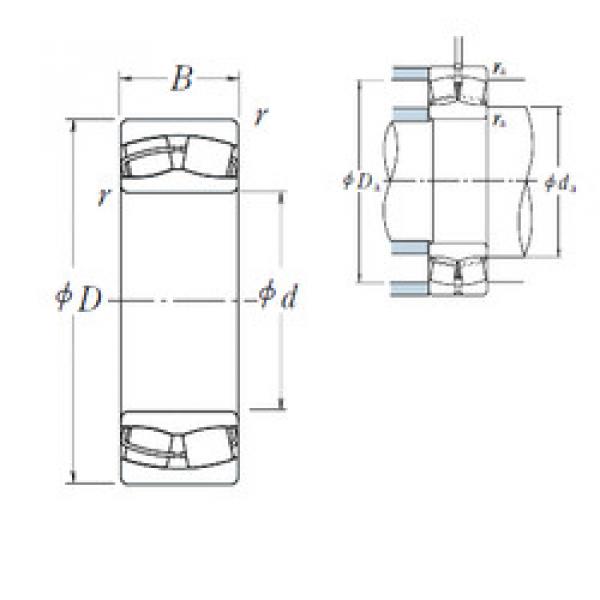 Bearing 24020CE4 NSK #5 image