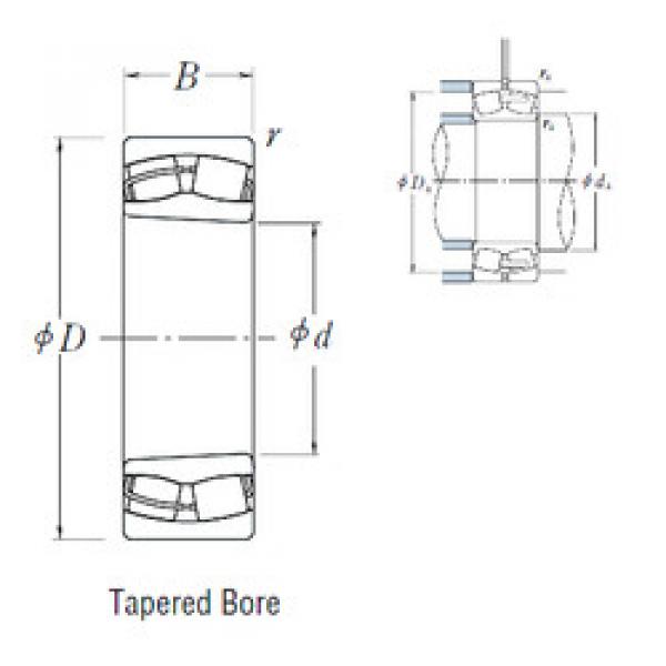 Bearing 24024CK30E4 NSK #5 image