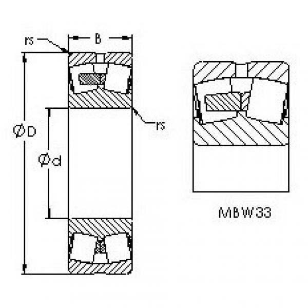 Bearing 23952MBW513 AST #5 image