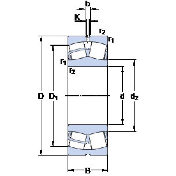 Bearing 22312 E SKF #1 image