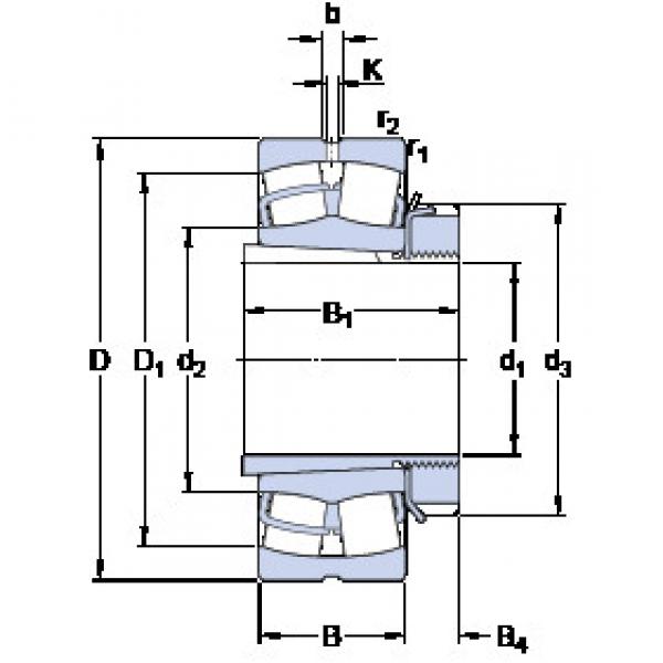 Bearing 21307 CCK + H 307 SKF #1 image