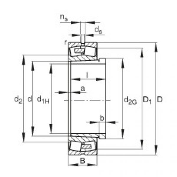 Bearing 24064-E1A-K30-MB1 + AH24064-H FAG #5 image