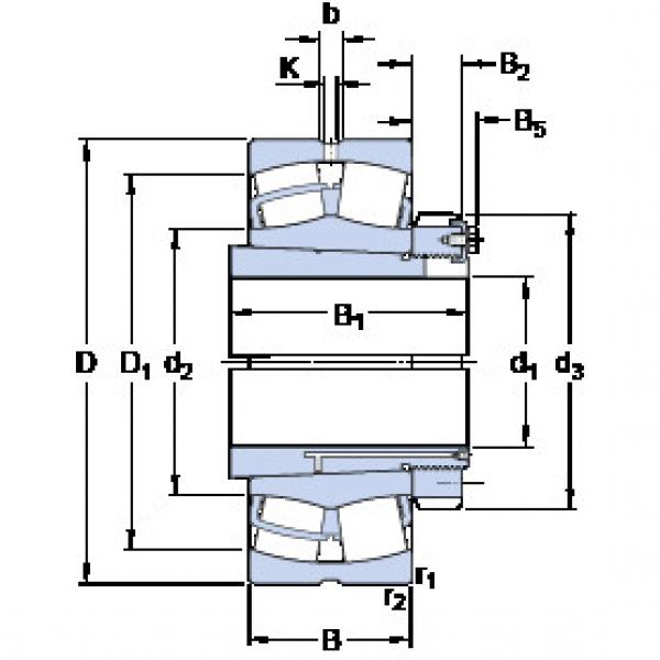 Bearing 23952 CCK/W33 + OH 3952 H SKF #1 image