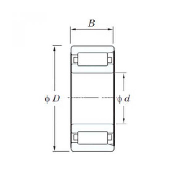 Bearing 8E-NK1-25X56.4X19-3 NTN #5 image