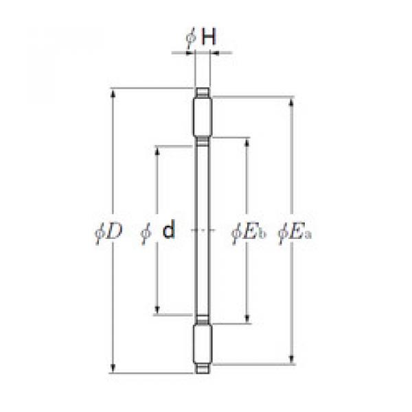 Bearing AXK1101 NTN #5 image