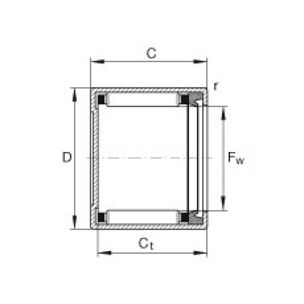 Bearing BK1414-RS INA #5 image