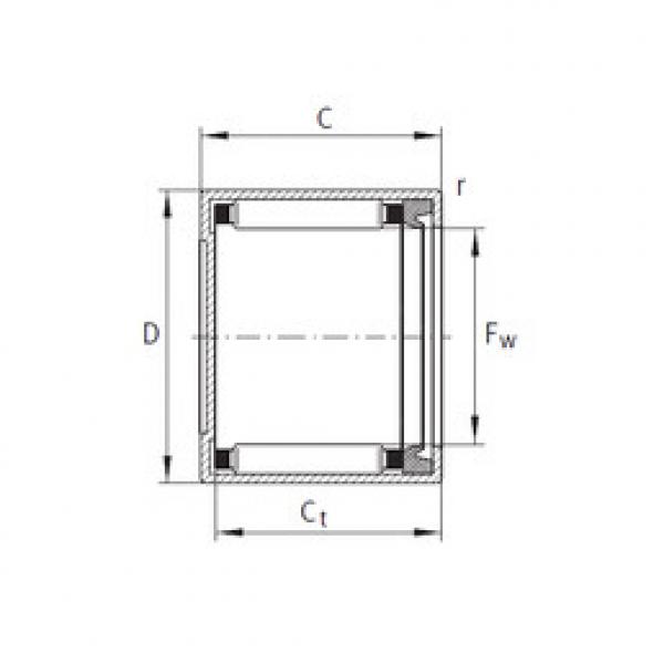 Bearing BK1012-RS" INA #5 image