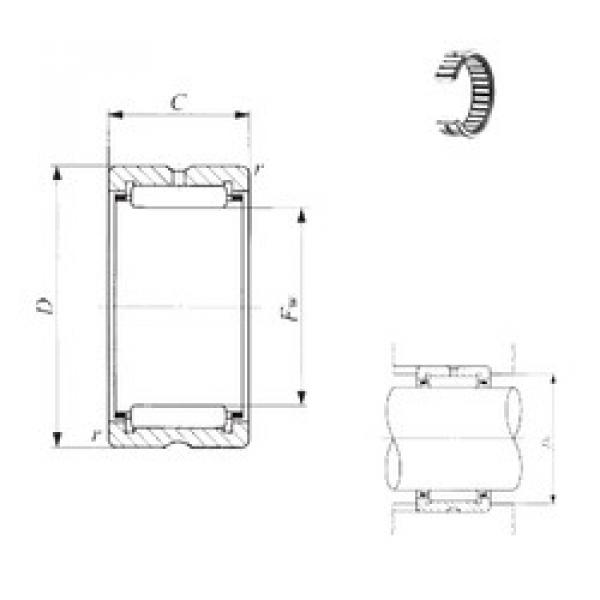 Bearing TAF 101716 IKO #1 image