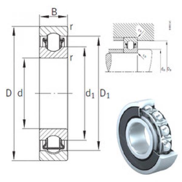 Bearing BXRE001-2RSR INA #5 image