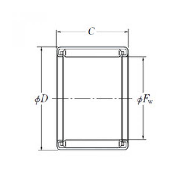 Bearing F-1312 NSK #5 image