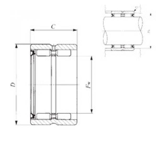 Bearing GBR 101816 U IKO #5 image