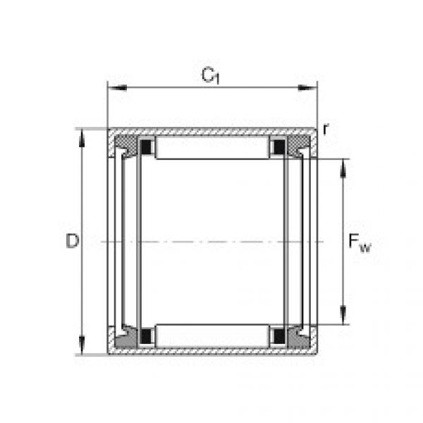 Bearing HK0810-2RS INA #5 image