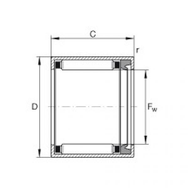 Bearing HK0810-RS INA #5 image