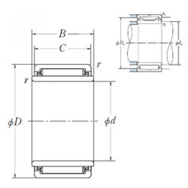 Bearing LM1212 NSK #1 image