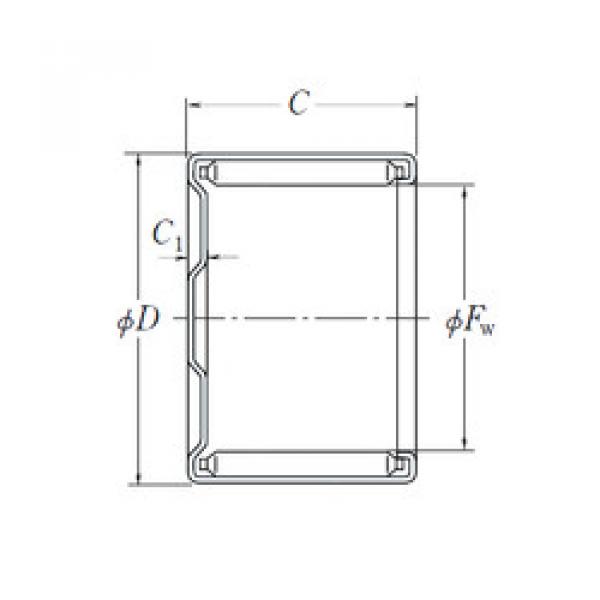 Bearing MF-1312 NSK #1 image