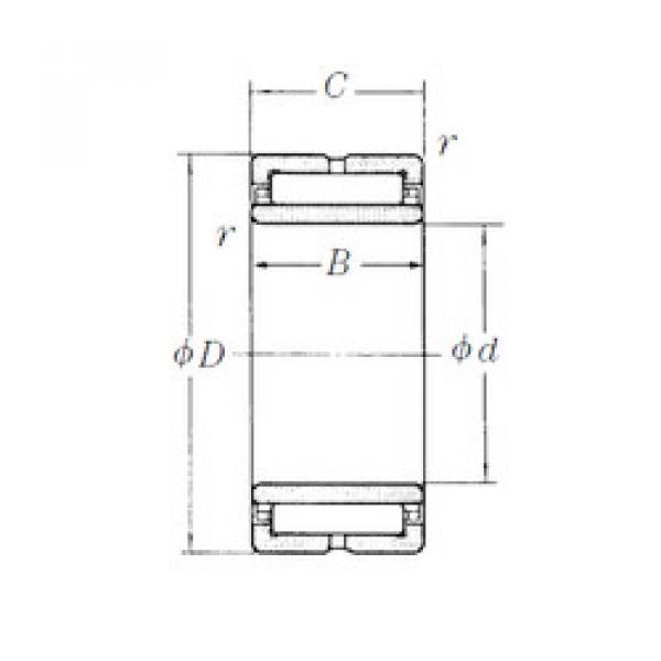 Bearing NA4824 NSK #1 image