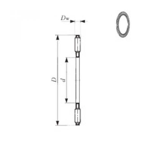 Bearing NTB 100135 IKO #1 image