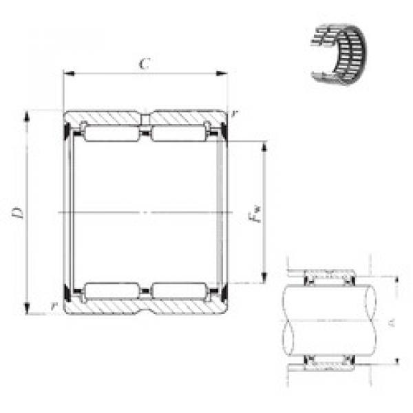 Bearing RNA 69/32UU IKO #1 image