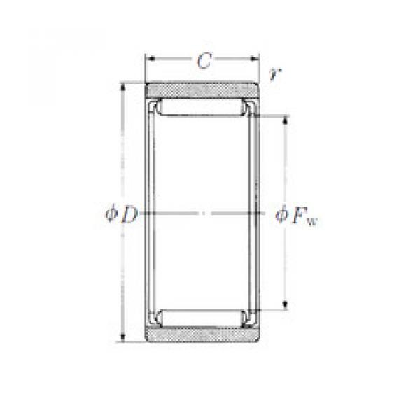 Bearing RNAF101710 NSK #1 image