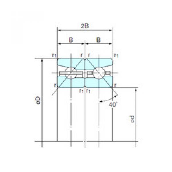 Bearing 105TBH10DB NACHI #1 image