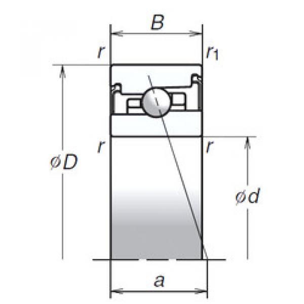 Bearing 100BNR20XV1V NSK #1 image