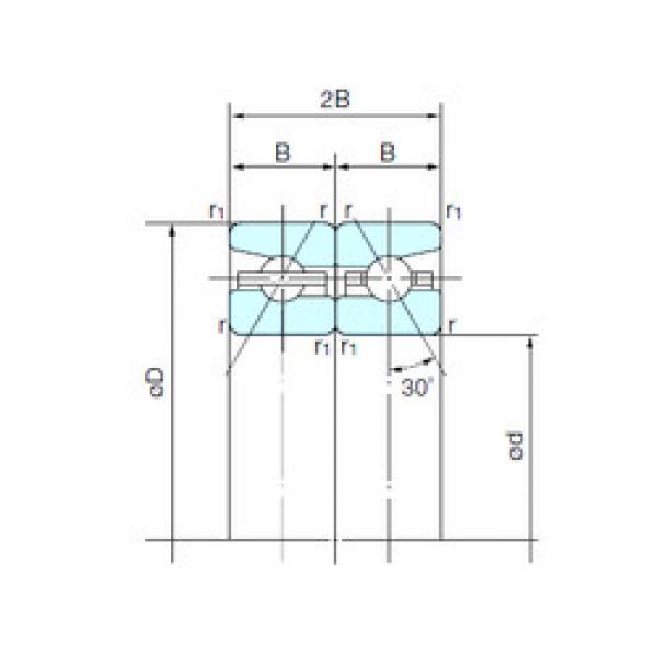 Bearing 110TAH10DB NACHI #1 image