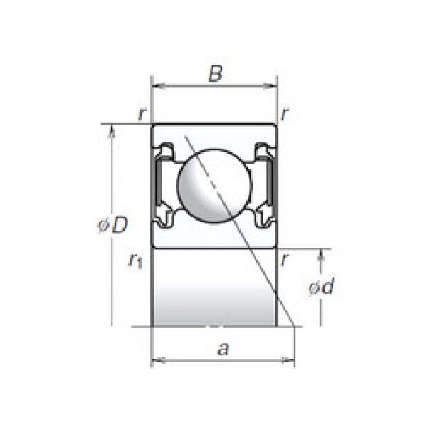 Bearing 12BSA10T1X NSK #1 image