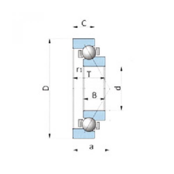 Bearing 120BA16 NACHI #1 image