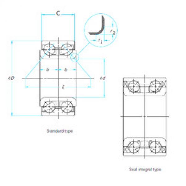 Bearing 25BWD01 NSK #1 image