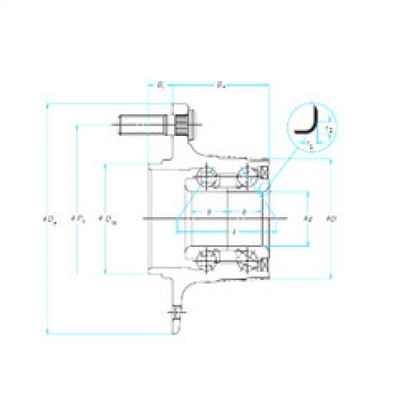 Bearing 30BWK13A NSK #1 image