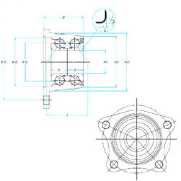 Bearing 28BWK12 NSK #1 image