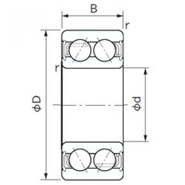 Bearing 2TS2-DF0374LLUA1 NTN #1 image