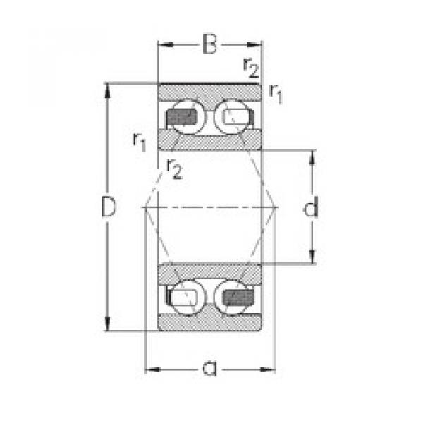 Bearing 3214-B NKE #1 image