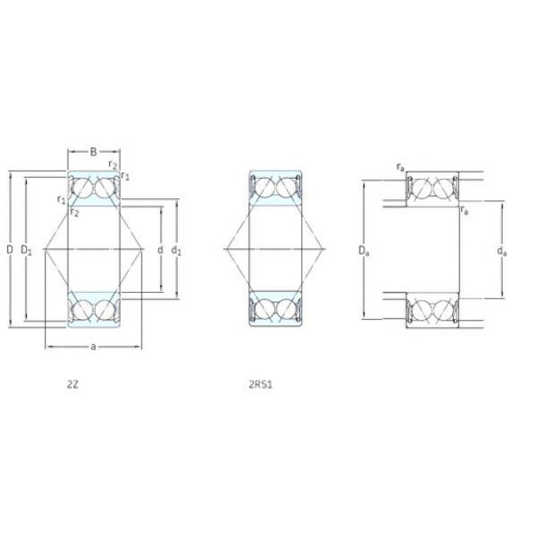 Bearing 3200A-2Z SKF #1 image