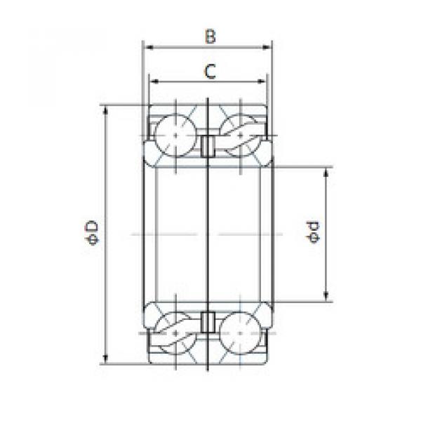 Bearing 38BVV07-26G NACHI #1 image