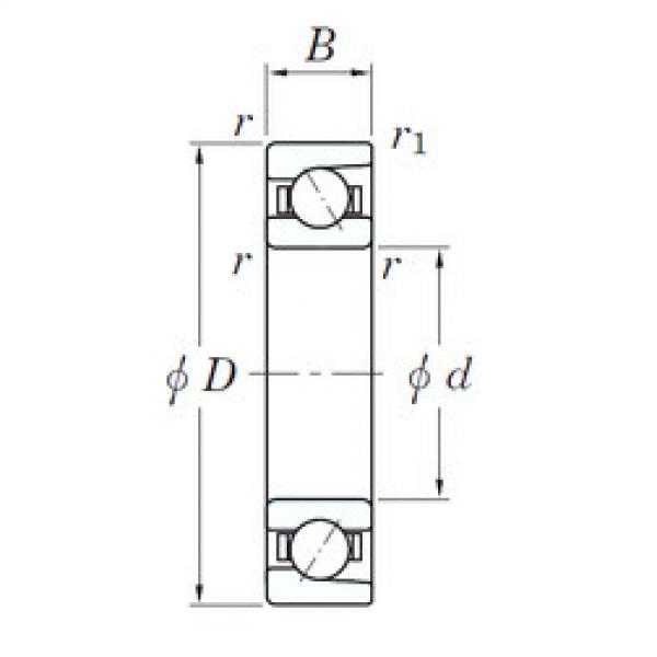 Bearing 3NC 7002 FT KOYO #1 image