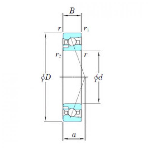 Bearing 3NCHAD008CA KOYO #1 image