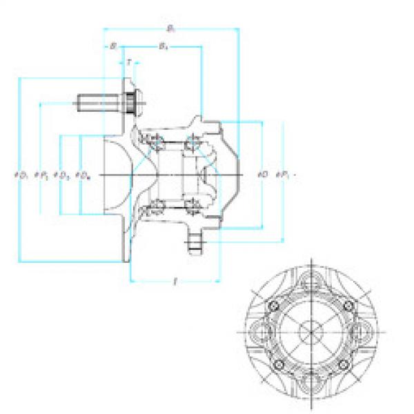 Bearing 44BWKH09 NSK #1 image