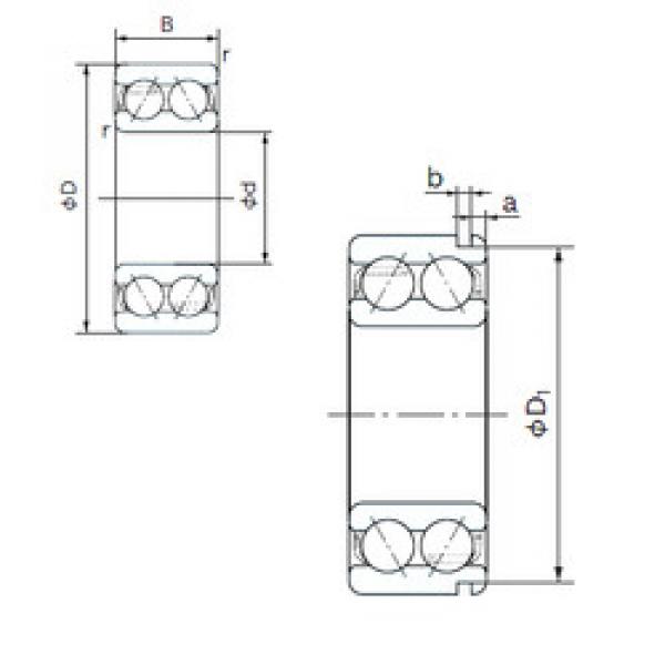 Bearing 5203AN NACHI #1 image