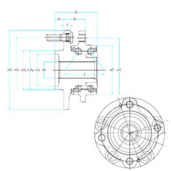 Bearing 66BWKH02A NSK #1 image