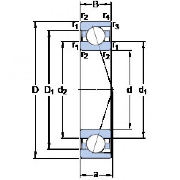 Bearing 7000 ACD/HCP4A SKF #1 image