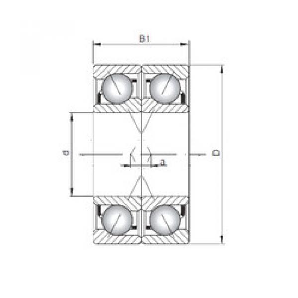 Bearing 7024 BDF ISO #1 image