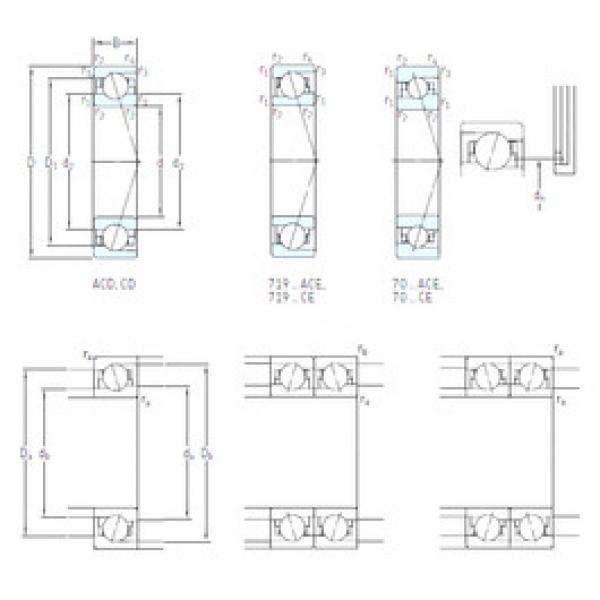 Bearing 7000 CD/HCP4A SKF #1 image